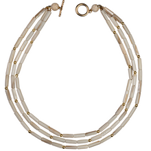 Load image into Gallery viewer, White Shell Multi-Strand Necklace