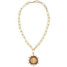 Load image into Gallery viewer, Bee Coin & Lady Liberty Coin Necklaces
