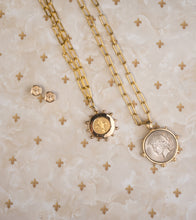 Load image into Gallery viewer, Bee Coin & Lady Liberty Coin Necklaces