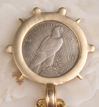 Load image into Gallery viewer, Bee Coin & Lady Liberty Coin Necklaces