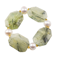 Load image into Gallery viewer, Stone & Pearl Bracelets
