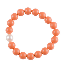 Load image into Gallery viewer, Orange Coral Bird Bracelet