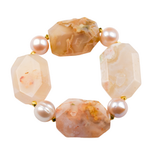 Load image into Gallery viewer, Stone & Pearl Bracelets