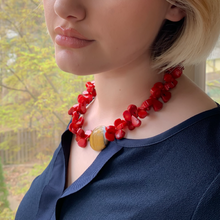 Load image into Gallery viewer, Coral Statement Necklace