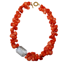 Load image into Gallery viewer, Coral Statement Necklace