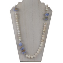 Load image into Gallery viewer, Red Coral and Baroque Pearl Necklace
