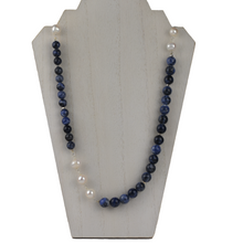 Load image into Gallery viewer, Red Coral and Baroque Pearl Necklace