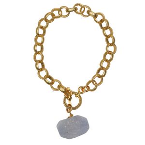 Matte Gold Circle Chain Collection