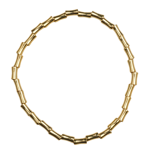 18K Gold Plated Bamboo Bracelet