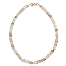 Load image into Gallery viewer, Oyster Bay Beauties: Oyster Agate Rondelle 18K Gold Necklace