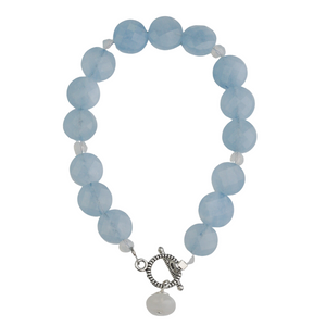 Aquamarine Necklace and Bracelet