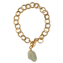 Load image into Gallery viewer, Matte Chain &amp; Jade necklace