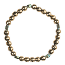 Load image into Gallery viewer, Gold Hematite Bracelet