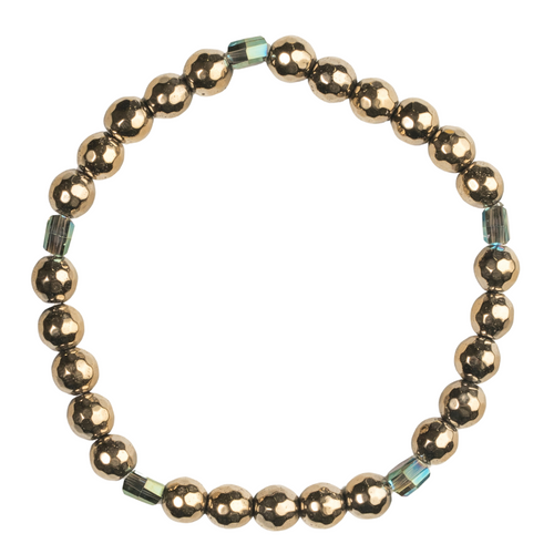 Gold Hematite Bracelet