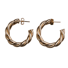 Load image into Gallery viewer, Gold Rope Earring
