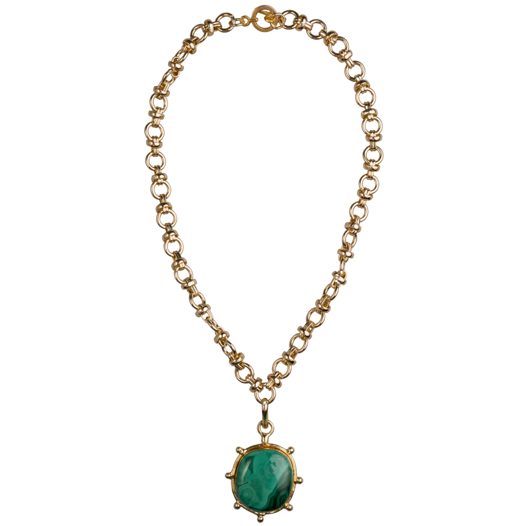 The Cabachon Collection - Malachite