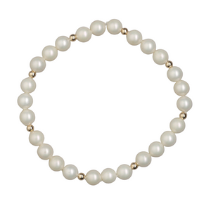 Shell Pearl Bitsy Bracelets