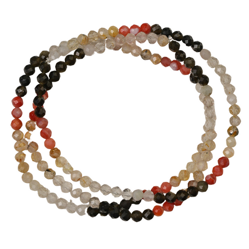 3mm agate, set of 3 bracelets