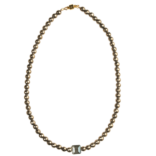 Gold Hematite Necklace