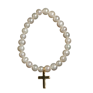 Baby Bird Cross Bracelet