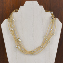 Load image into Gallery viewer, 5 Strand Lapis Henrietta Necklace