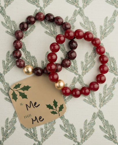 Oxblood Bird Bracelets