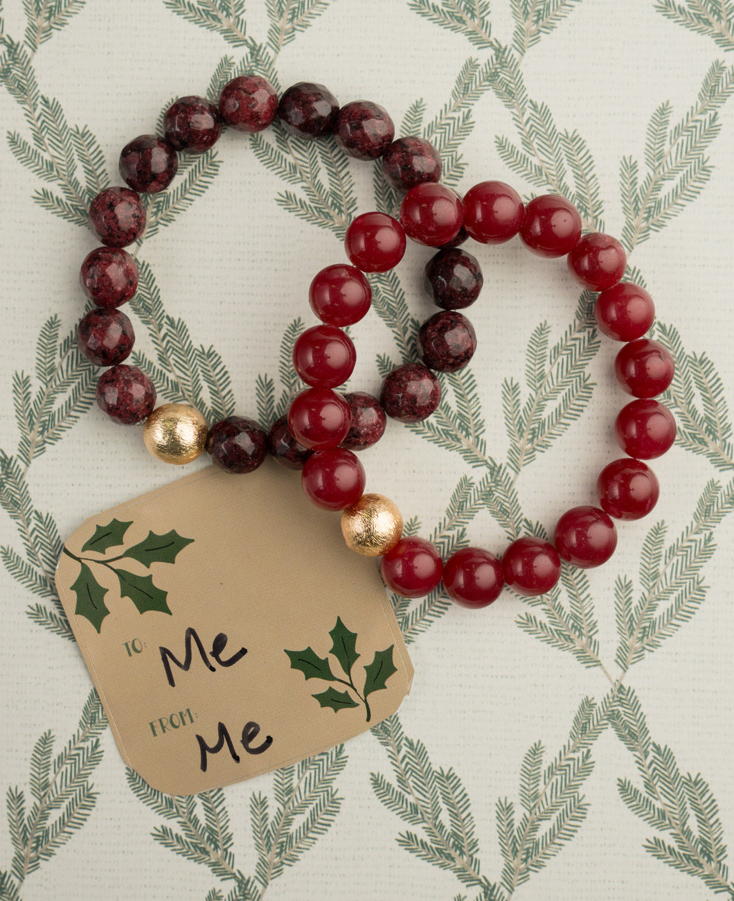 Oxblood Bird Bracelets