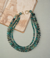 Load image into Gallery viewer, Eye agate multi-strand necklace