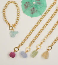 Load image into Gallery viewer, Matte Gold Circle Chain Collection