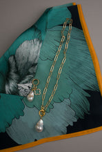 Load image into Gallery viewer, Scarf and Bail Collection - Teal Floral