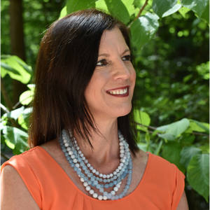 Five Strand Azure Statement Necklace