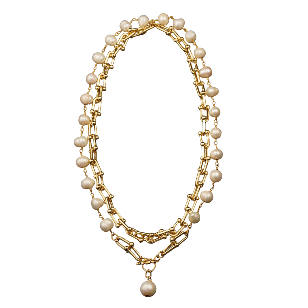 Lexington Necklace with Pearls