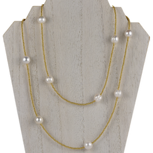 Gold and Freshwater Pearl Henrietta Necklace