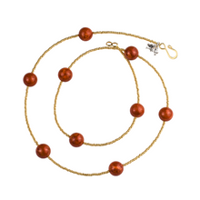 Load image into Gallery viewer, Red Coral Henrietta Necklace