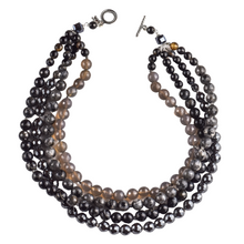 Load image into Gallery viewer, Four Strand Twilight Statement Necklace