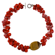 Load image into Gallery viewer, Coral Statement Necklace