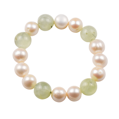 Freshwater Pearl and Tourmaline Bracelet