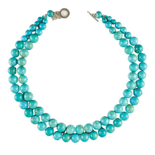 Load image into Gallery viewer, Double Strand Turquoise Necklace