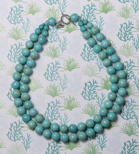 Double Strand Turquoise Necklace