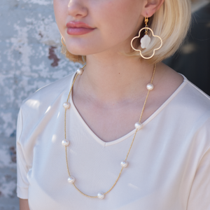 Gold and Freshwater Pearl Henrietta Necklace