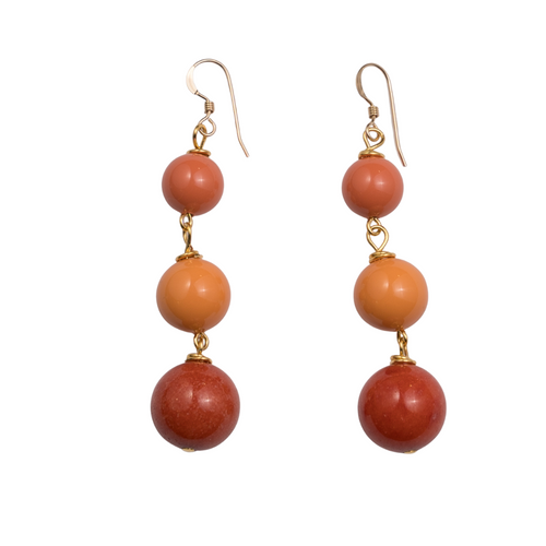 Carmen Coral Earrings