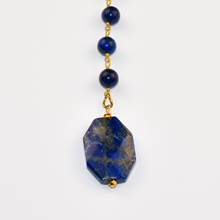 Load image into Gallery viewer, Navy Lapis Lariat