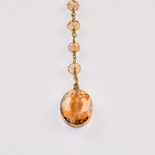 Load image into Gallery viewer, Peach Crystal Lariat