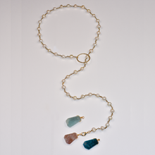 Load image into Gallery viewer, Pearl Lariat - with Interchangeable Pendants